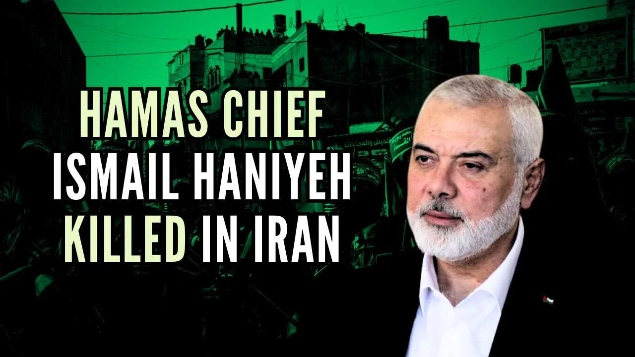 Hamas chief killed in Iran. Ismail Haniyeh