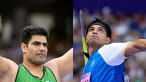 Chopra Wins Silver, Nadeem Breaks Record for Gold medal in Paris 2024 Javelin Throw Final