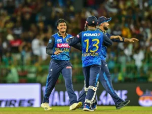 Vandersay Takes Six Wickets as Sri Lanka Beats India by 32 Runs, Leads Series 1-0